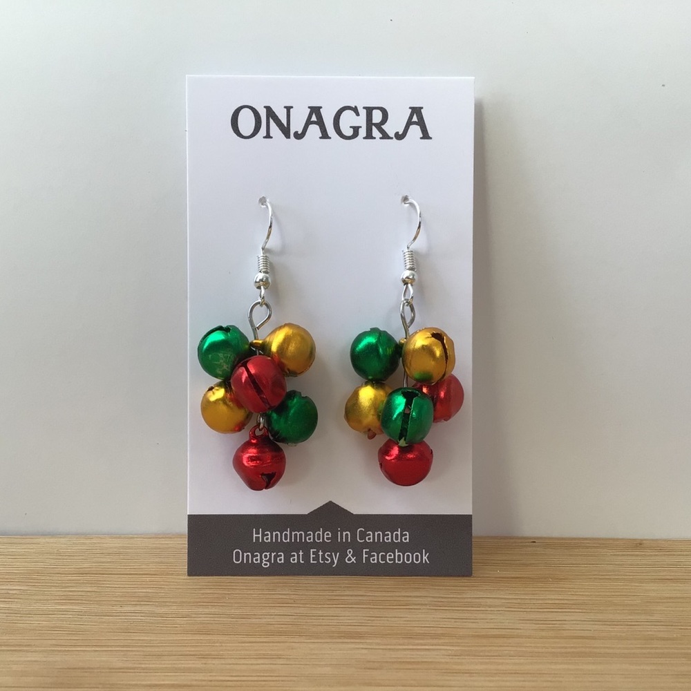 $5 add-on🌼 Christmas Bells earrings